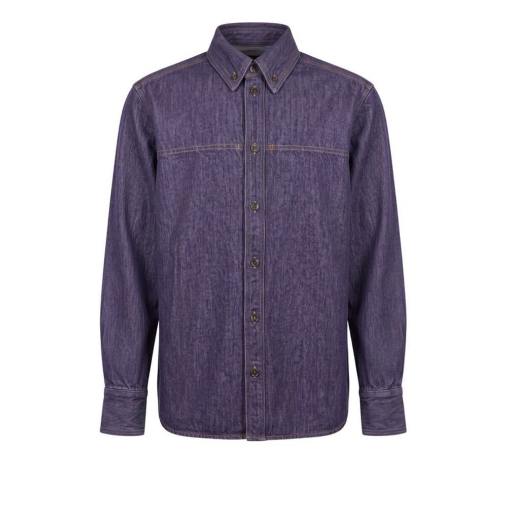 Trussardi Jeans Purple Cotton Men's Men's Jacket